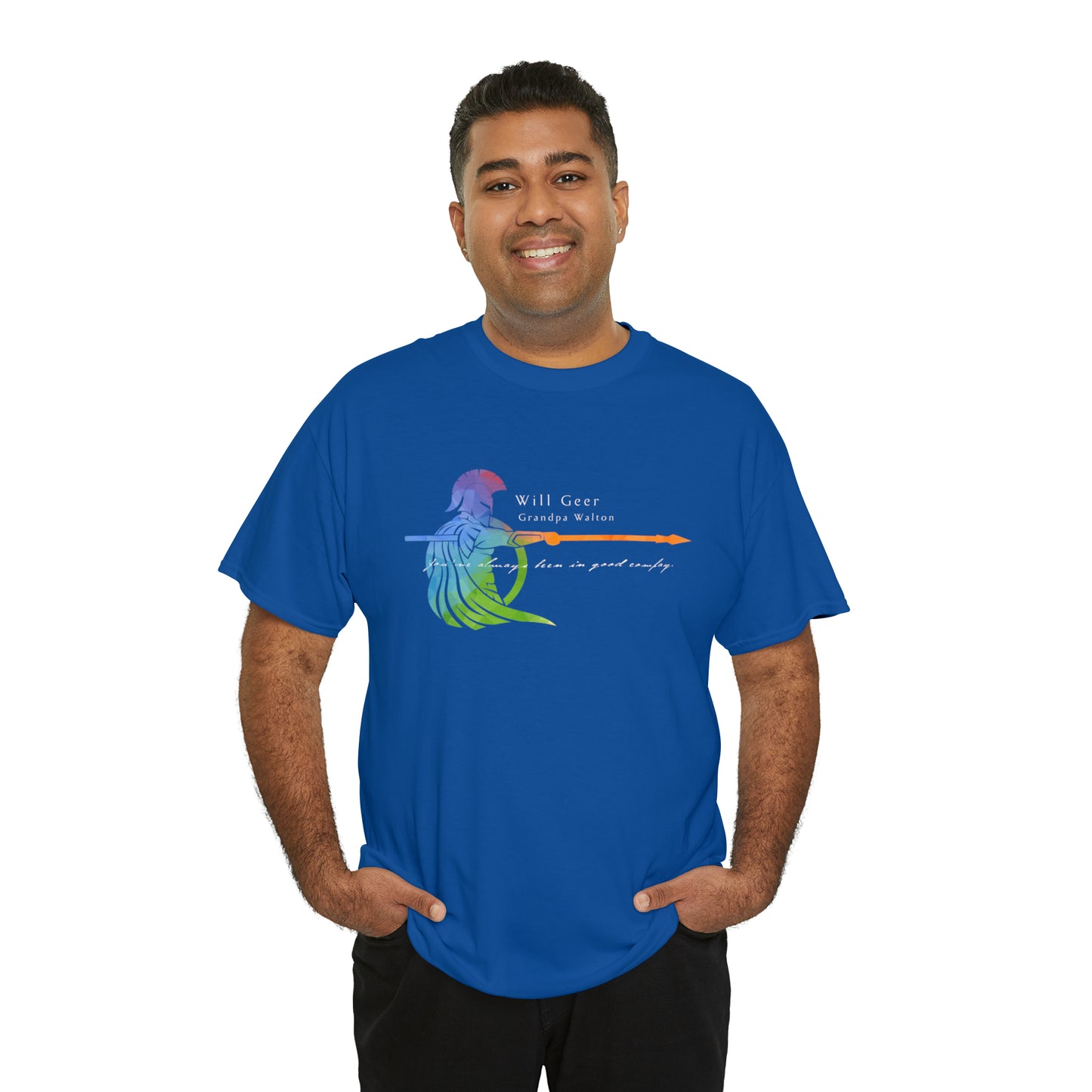 Will Geer | Grandpa Walton | Pride T-Shirt Woody Guthrie Burl Ives Gay LGBTQ Queer The Waltons