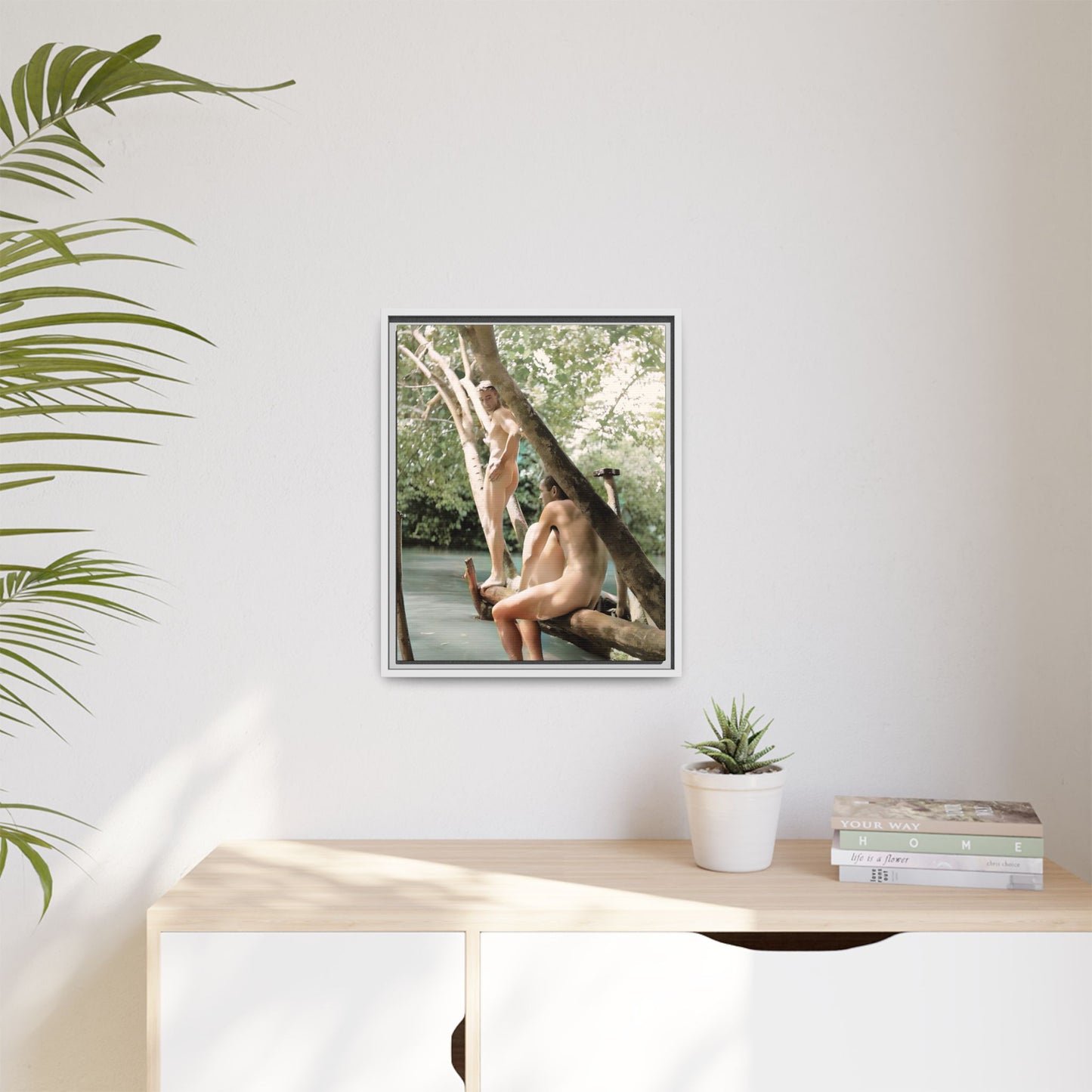nager 028 | Framed Vintage Photo - Matte Canvas