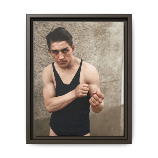 athlétisme 048 | Framed Vintage Photo - Matte Canvas