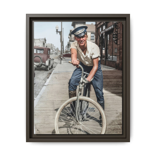 celibataire 007 | Framed Vintage Photo - Matte Canvas
