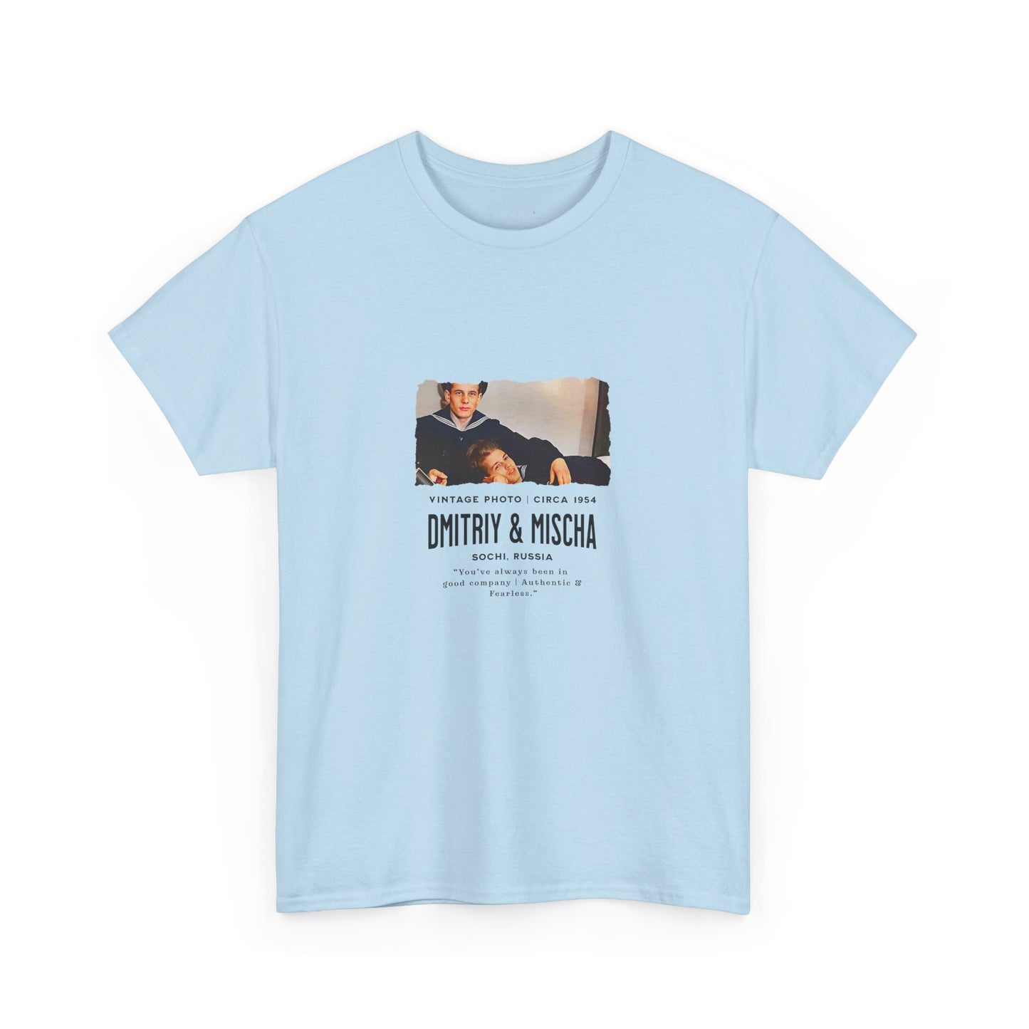 paire 010 | Vintage Photo - 1954 - Dmitriy & Mischa Russia Russian LGBTQ Gay Queer T-shirt Pride