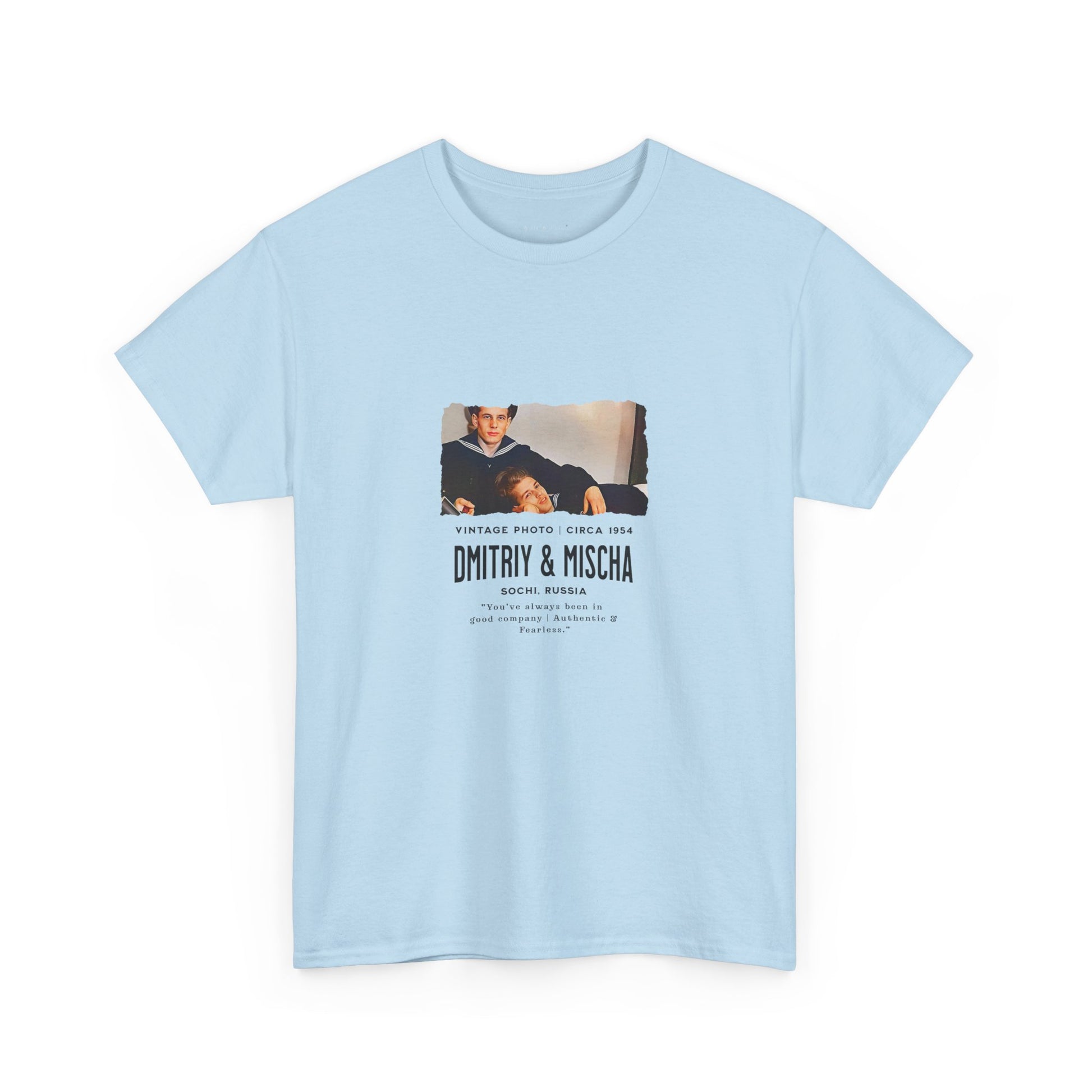 paire 010 | Vintage Photo - 1954  - Dmitriy & Mischa Russia Russian LGBTQ Gay Queer T-shirt Pride