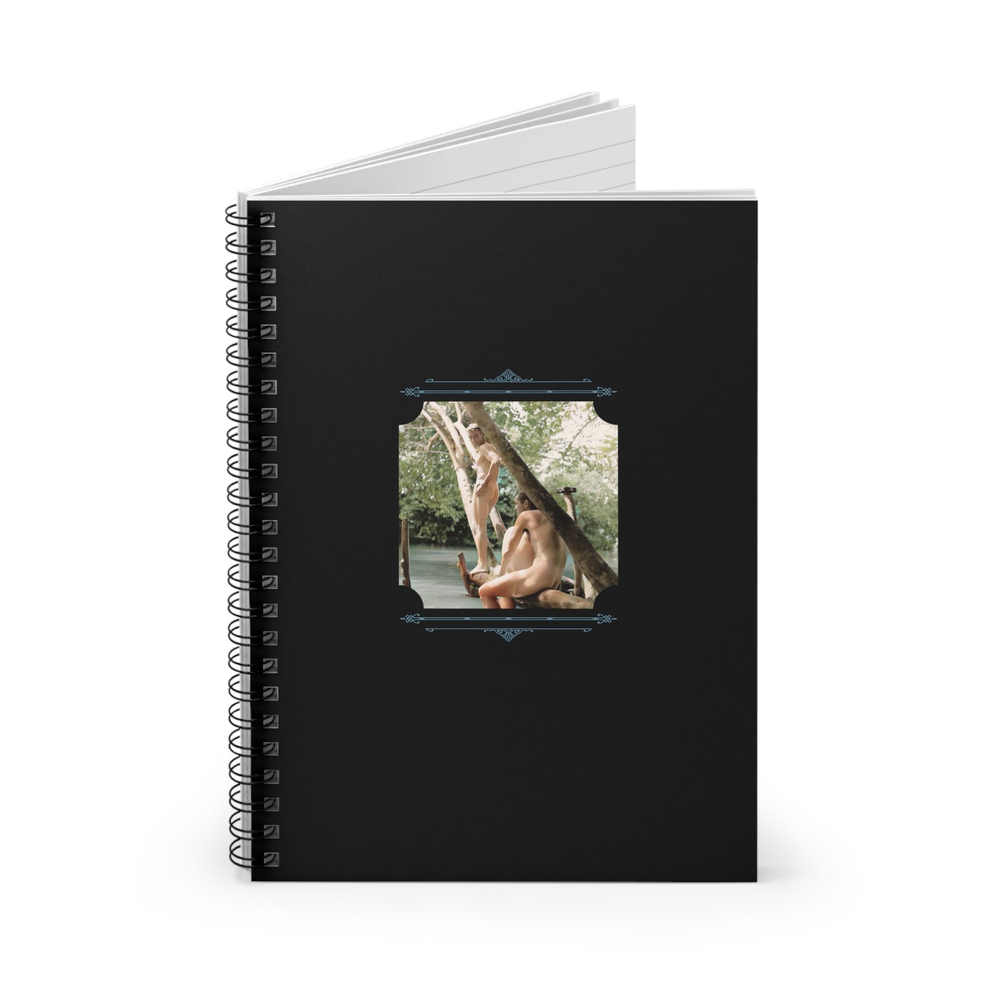 Vintage Photo - nager 028 | Spiral Notebook - Ruled Line