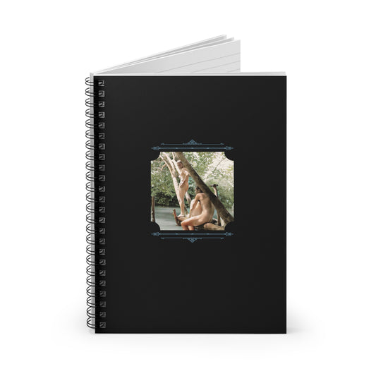 Vintage Photo - nager 028 | Spiral Notebook - Ruled Line