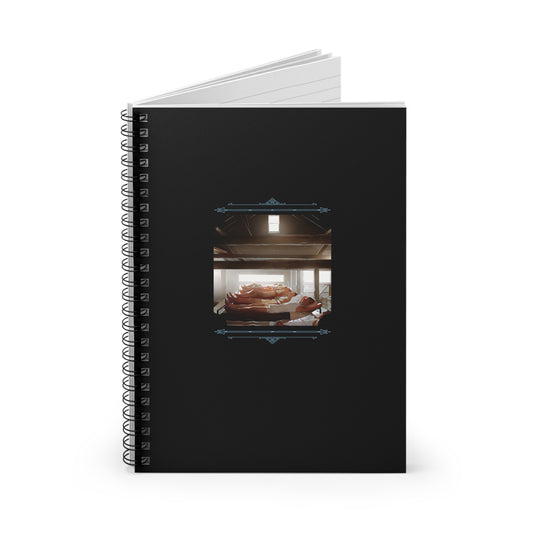 Vintage Photo - hommes 013 | Spiral Notebook - Ruled Line