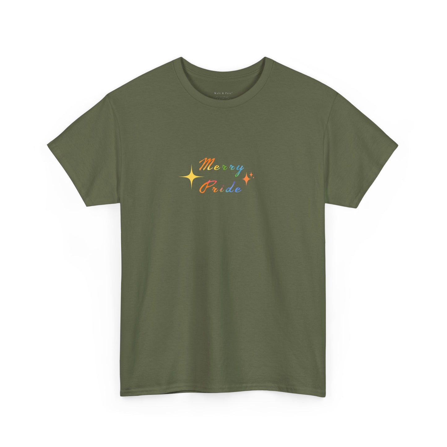 Gay Pride Shirt Walt & Pete - Merry Pride | Graphic T-Shirt Month Queer LGBTQ History June October