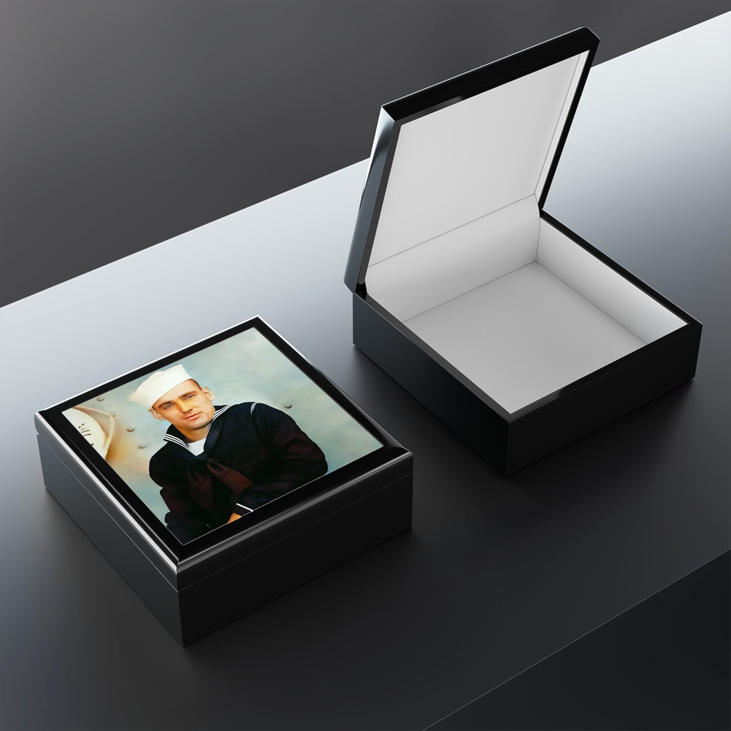 celibataire 023 | Keepsake Box Vintage United States Sailor Uniform USN Gay Queer LGBTQ