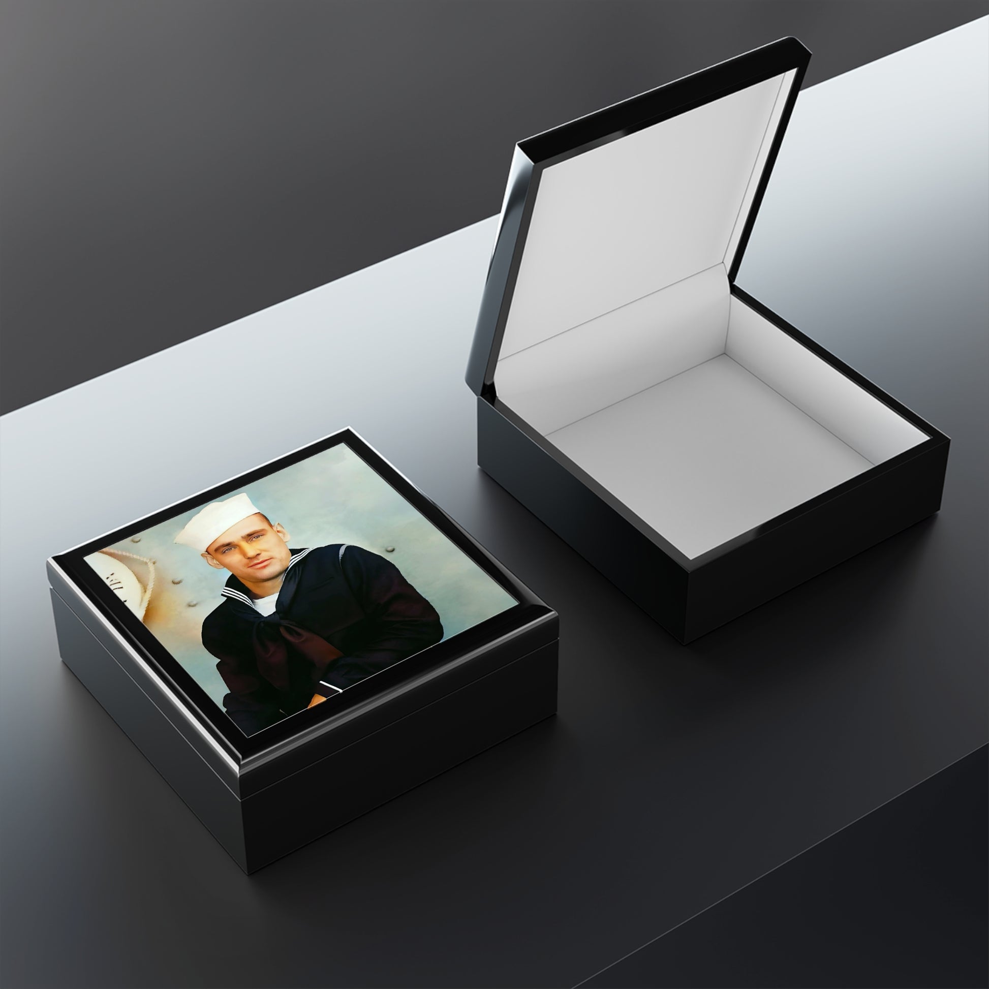 celibataire 023 | Keepsake Box Vintage United States Sailor Uniform USN Gay Queer LGBTQ