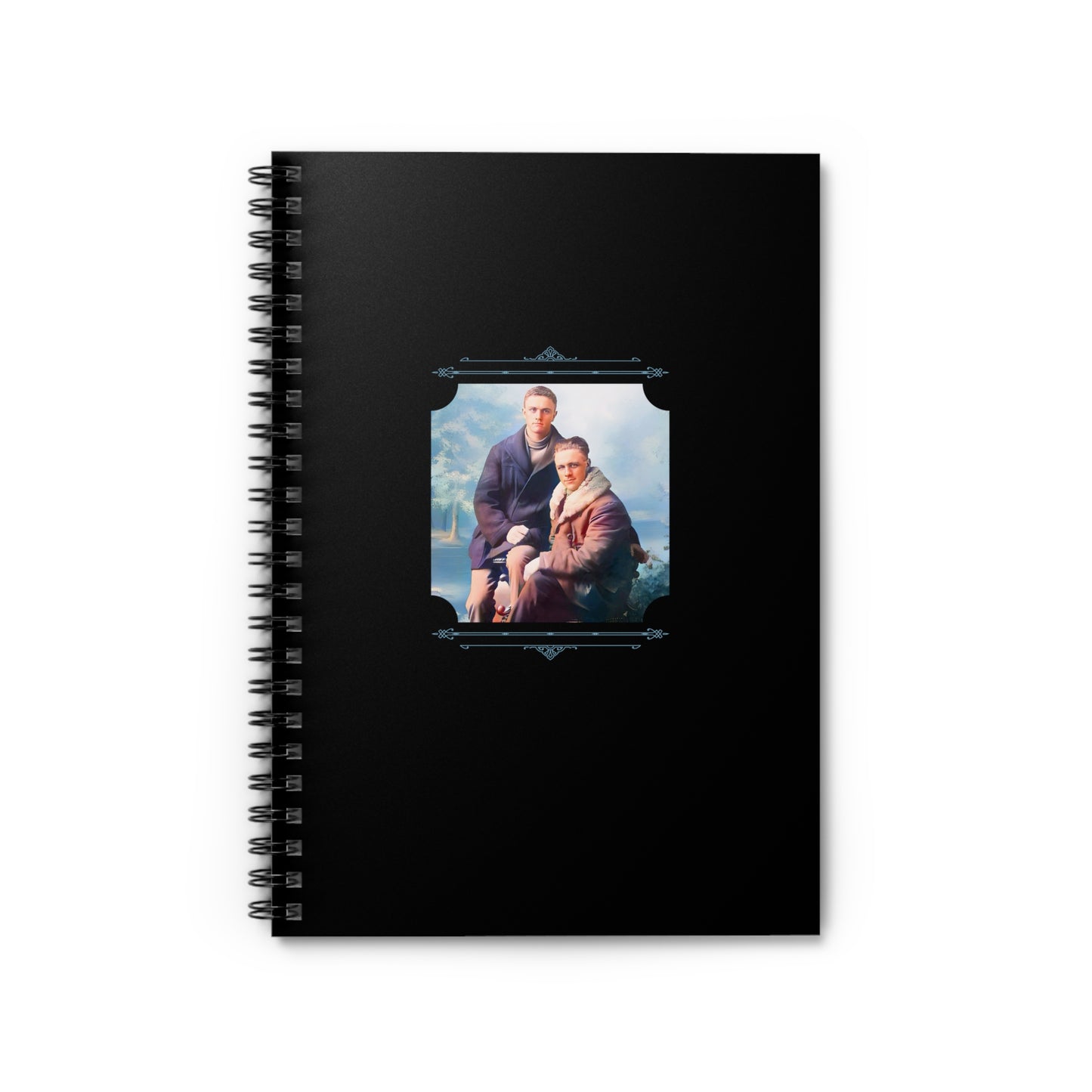 Vintage Photo - paire 086 | Spiral Notebook - Ruled Line