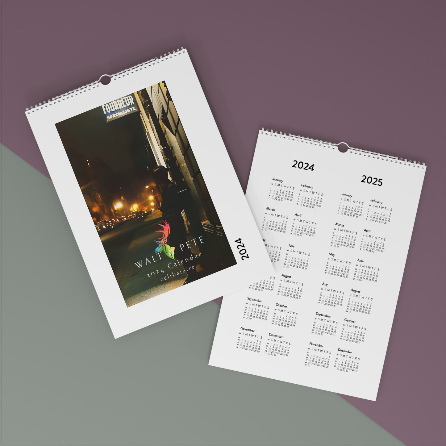 Wall Calendar (2024) - célibataire
