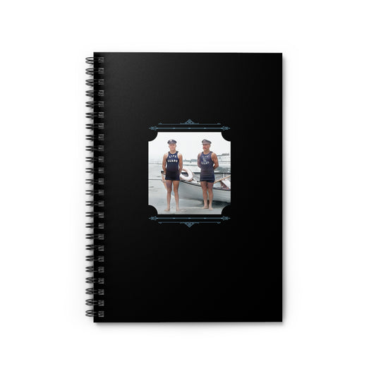 Vintage Photo - nager 016 | Spiral Notebook - Ruled Line