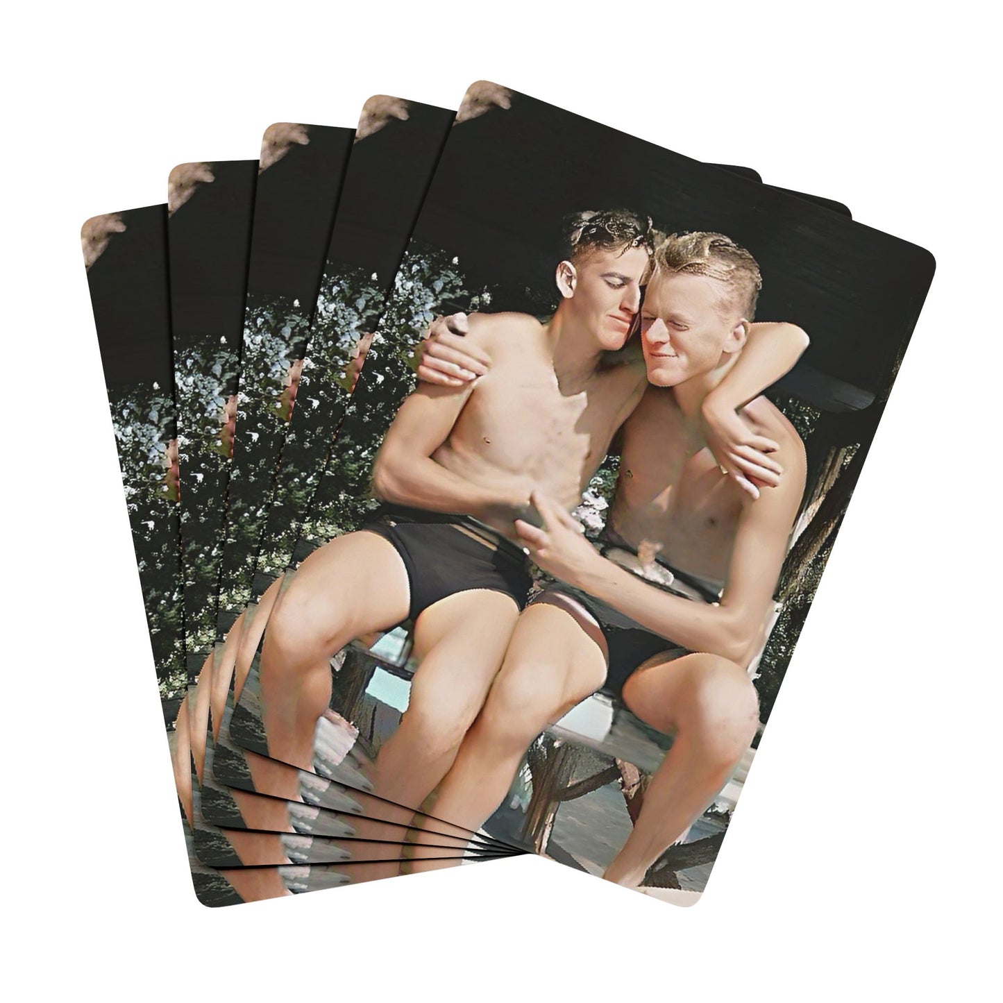 Poker Cards Vintage Photo Nager 011 LGBTQ+ Love Queer Intimacy Hidden History Collector’s Deck Limited Edition