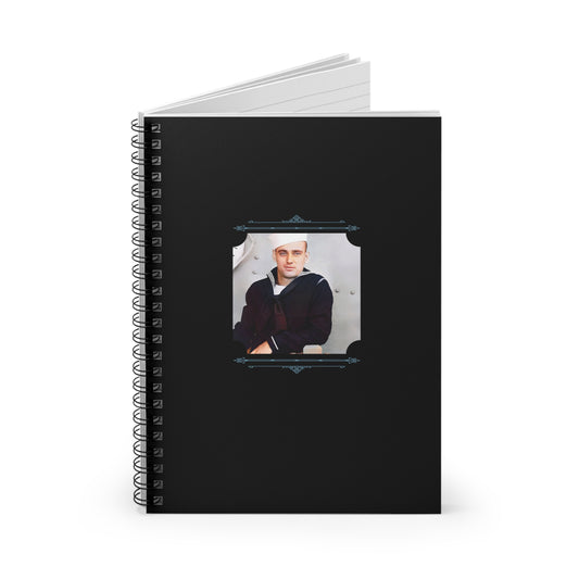 Vintage Photo - celibataire 023 | Spiral Notebook - Ruled Line