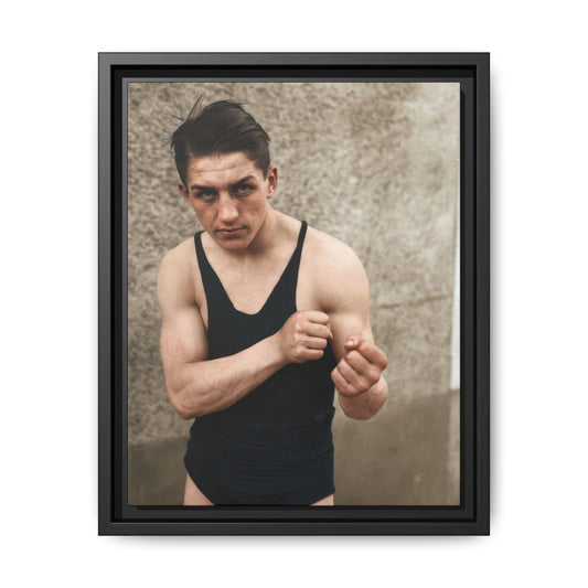 athlétisme 048 | Framed Vintage Photo - Matte Canvas