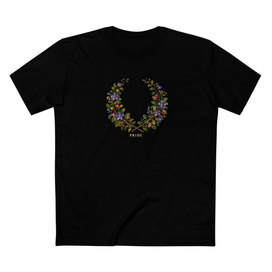 Jamaican Lignum Vitae Pride T-Shirt | Botanical LGBTQ+ Graphic Tee