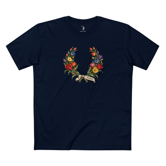 Uzbek Wild Tulip Faxr Pride Laurel Wreath T-Shirt — Becoming