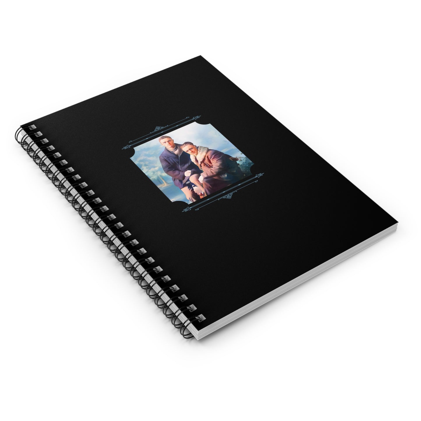 Vintage Photo - paire 086 | Spiral Notebook - Ruled Line