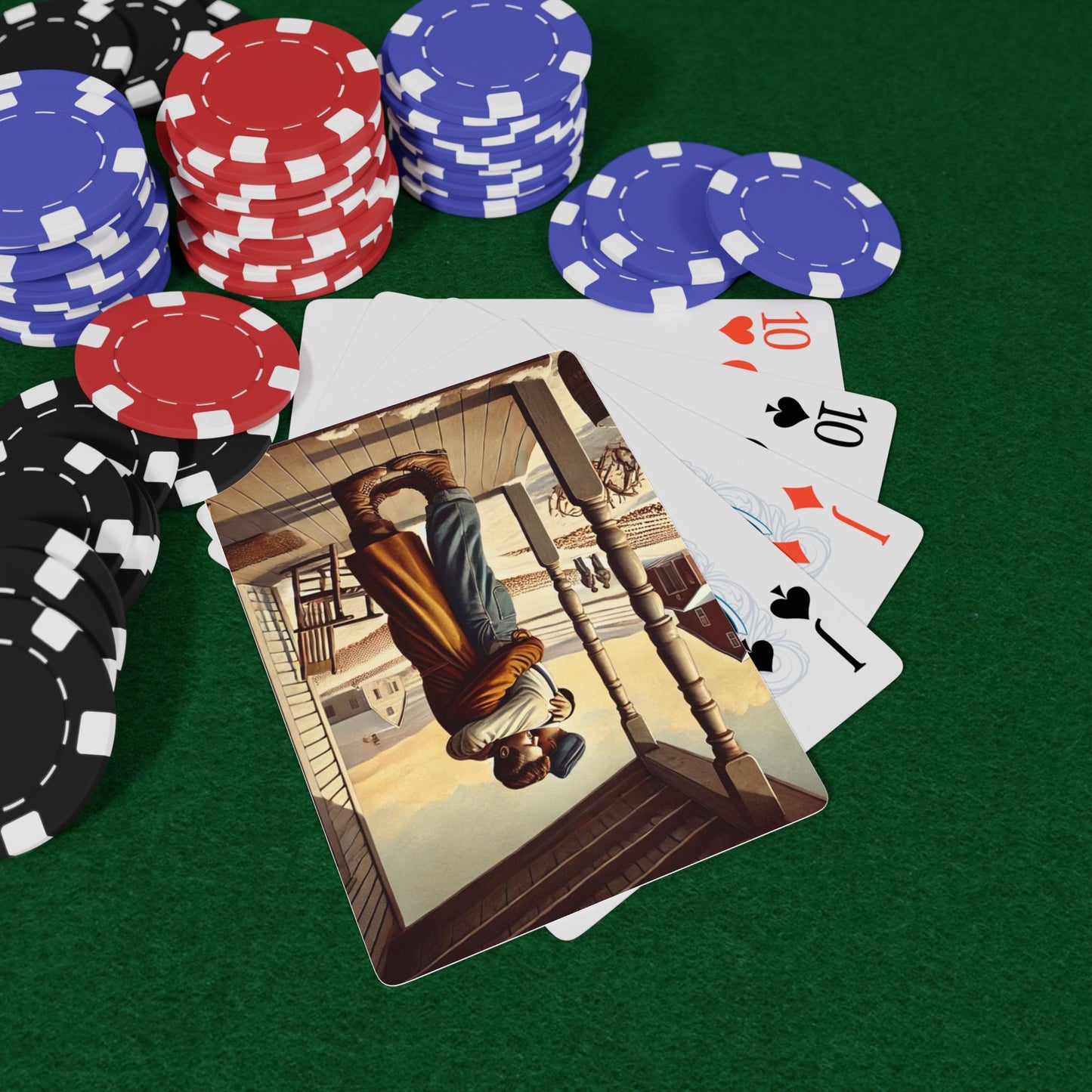 Grant Wood Tribute Poker Cards | LGBTQ+ Americana Deck | Queer Love & History | Limited Edition
