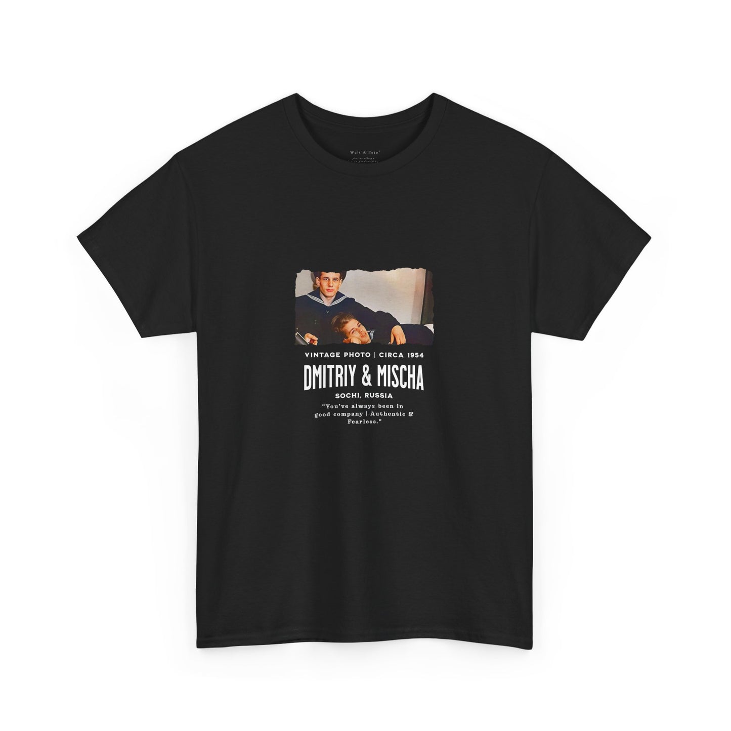 paire 010 | Vintage Photo - 1954 - Dmitriy & Mischa Russia Russian LGBTQ Gay Queer T-shirt Pride