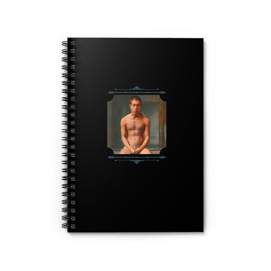 Vintage Photo - celibataire 025 | Spiral Notebook - Ruled Line