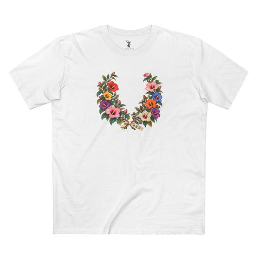 Jageungsim Korean Mugunghwa Pride T-Shirt | LGBTQ Laurel Wreath Tee