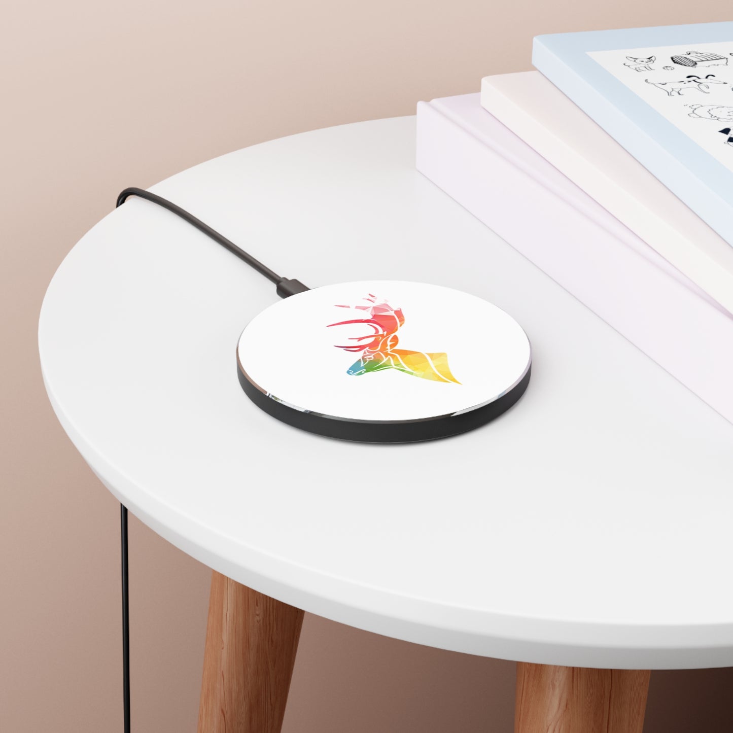 Pride Stag | Wireless Charger Gay Pride LGBTQ Queer Month Gift Prideware History Dad Gift Uncle