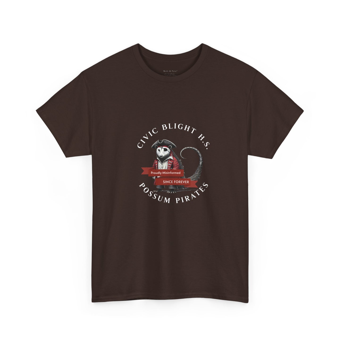 Civic Blight H.S. | H.S. Mascot T-Shirt - with Margo Quote