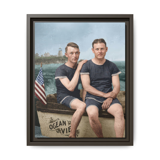 nager 031 | Framed Vintage Photo - Matte Canvas