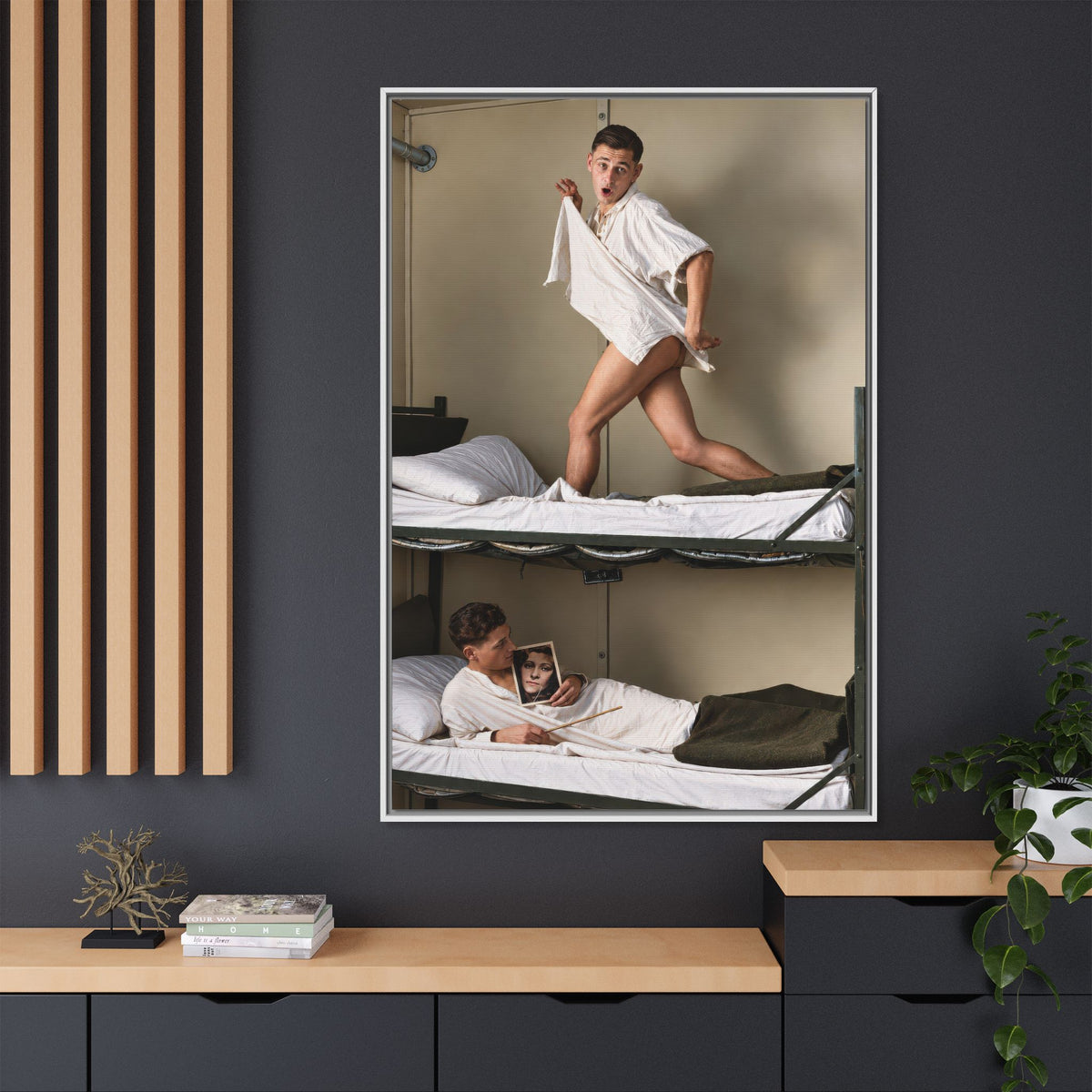 paire 168 | Framed Vintage Photo - Matte Canvas