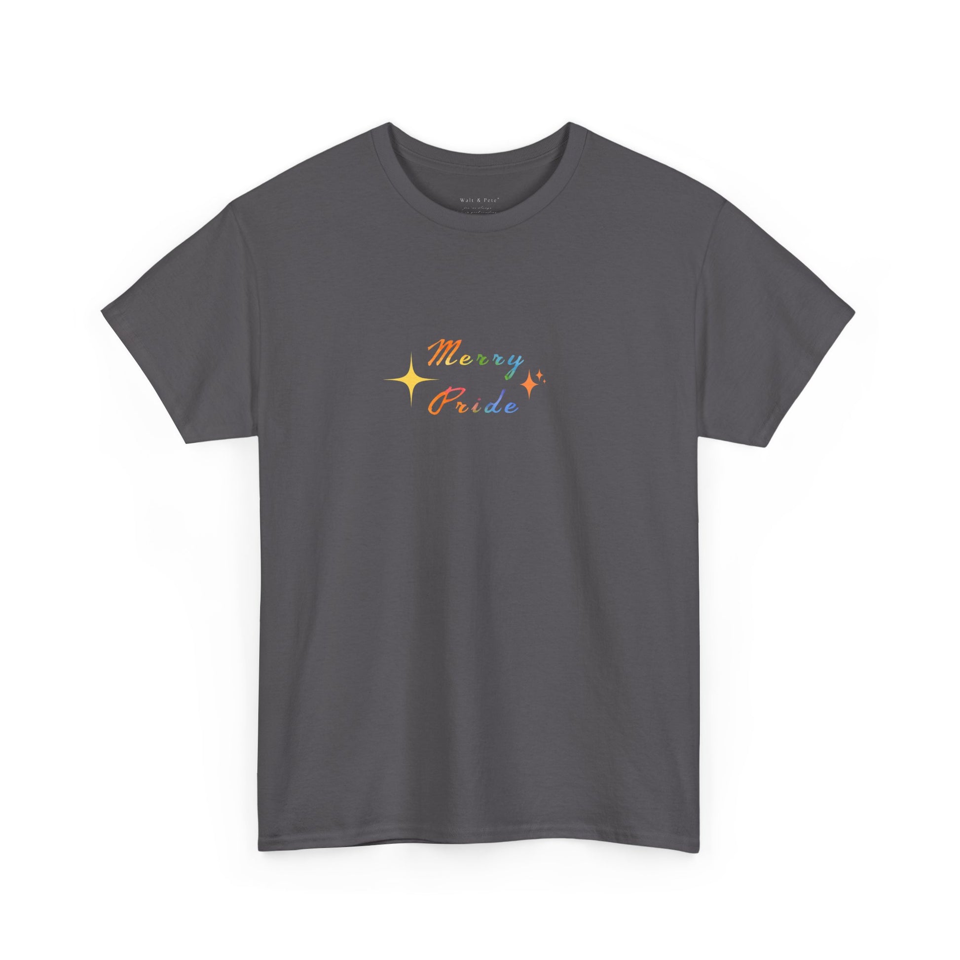 Gay Pride Shirt Walt & Pete - Merry Pride | Graphic T-Shirt Month Queer LGBTQ History June October