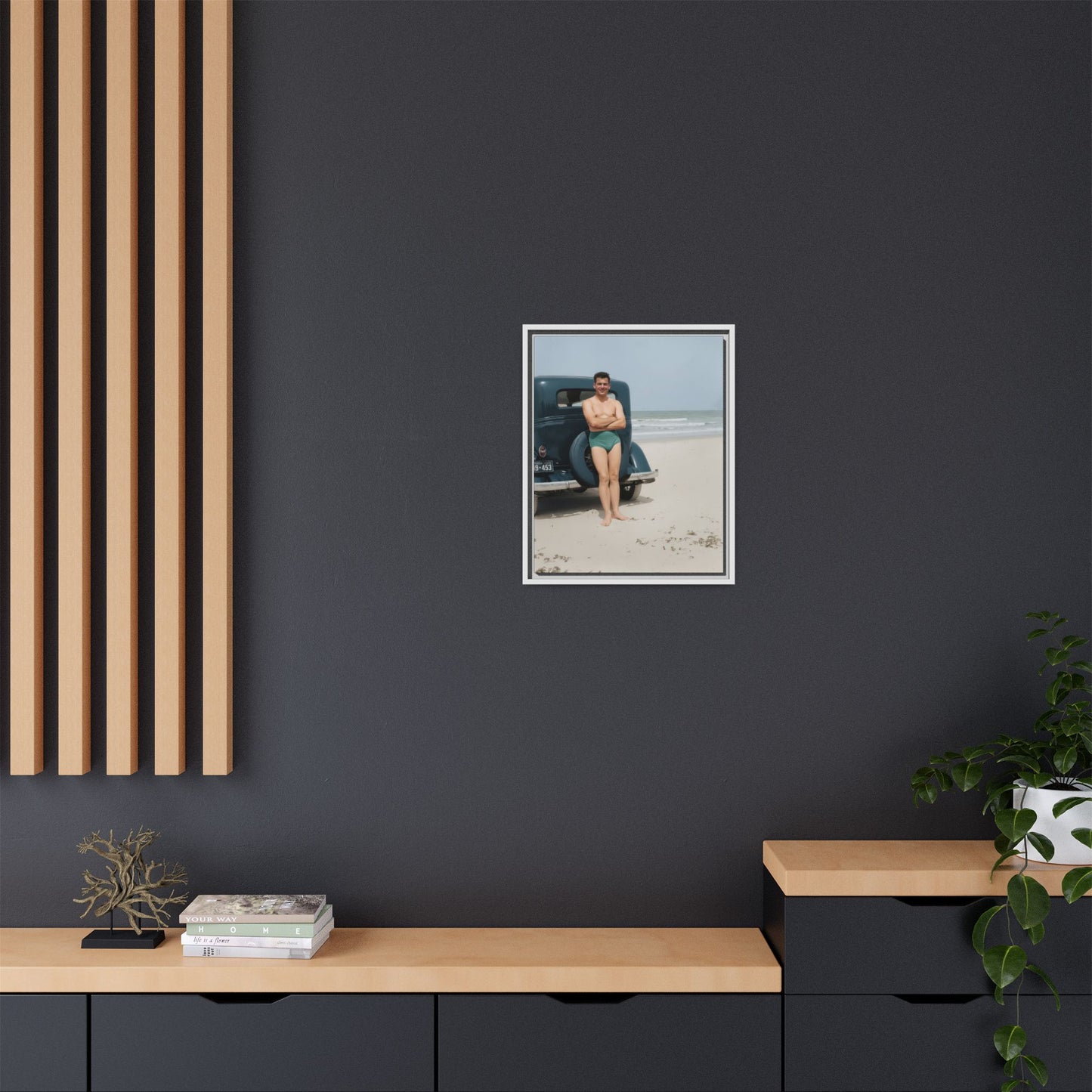 nager 046 | Framed Vintage Photo - Matte Canvas