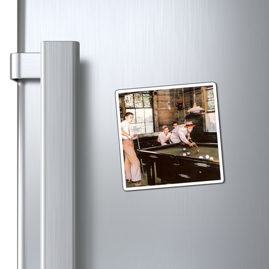 hommes 024 | Magnets Vintage Gay Bar Nightclub Pool Table Queer LGBTQ Men Old Photo