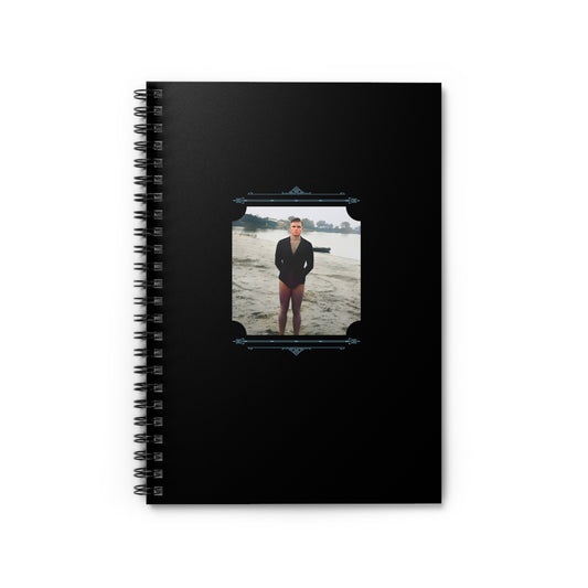 Vintage Photo - nager 009 | Spiral Notebook - Ruled Line