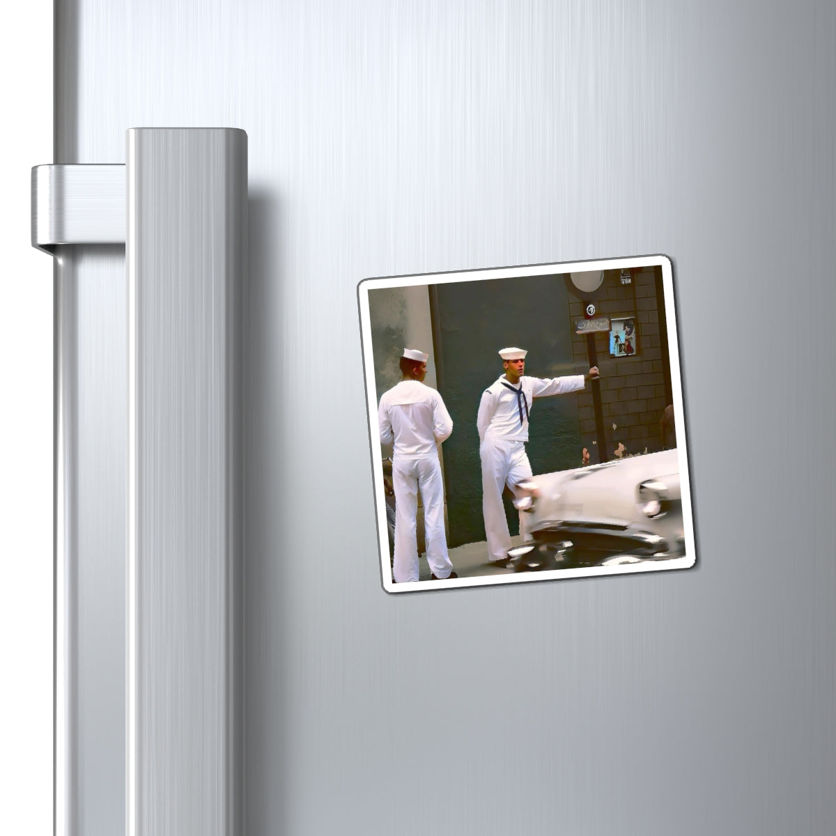 hommes 012 | Magnets Vintage Sailor Car City Scape Chicago Boy's Town LGBTQ Queer Gay