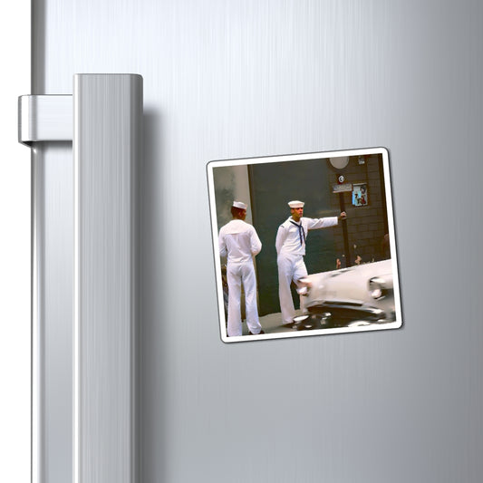 hommes 012 | Magnets Vintage Sailor Car City Scape Chicago Boy's Town LGBTQ Queer Gay