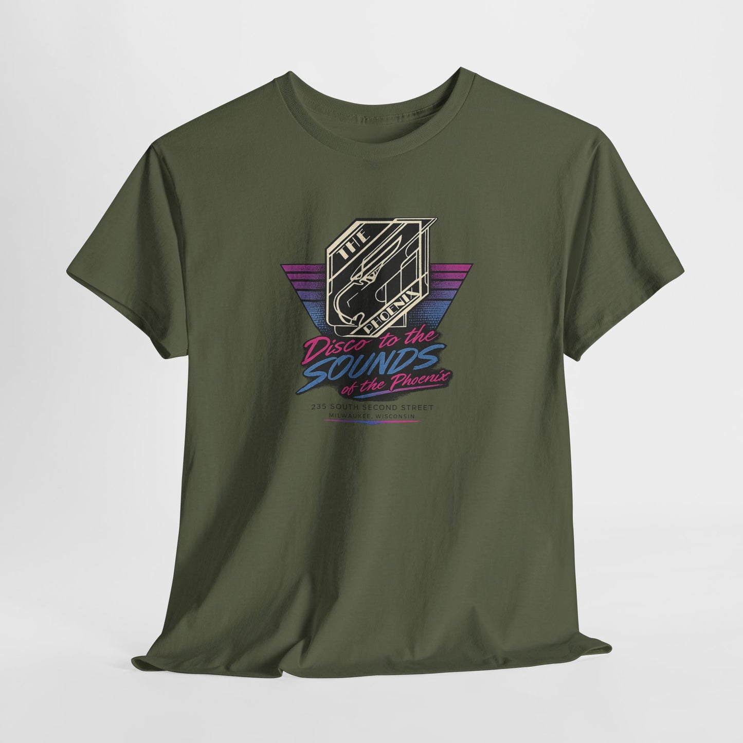 The Phoenix Milwaukee Historic Gay Bar T-Shirt | Disco To The Sounds Vintage LGBTQ Pride Tee