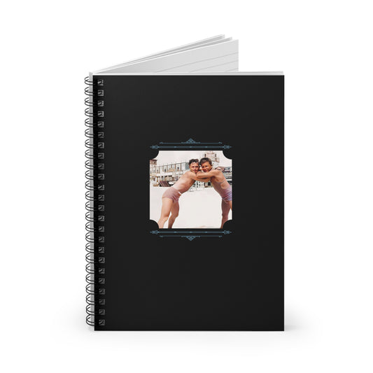 Vintage Photo - nager 014 | Spiral Notebook - Ruled Line