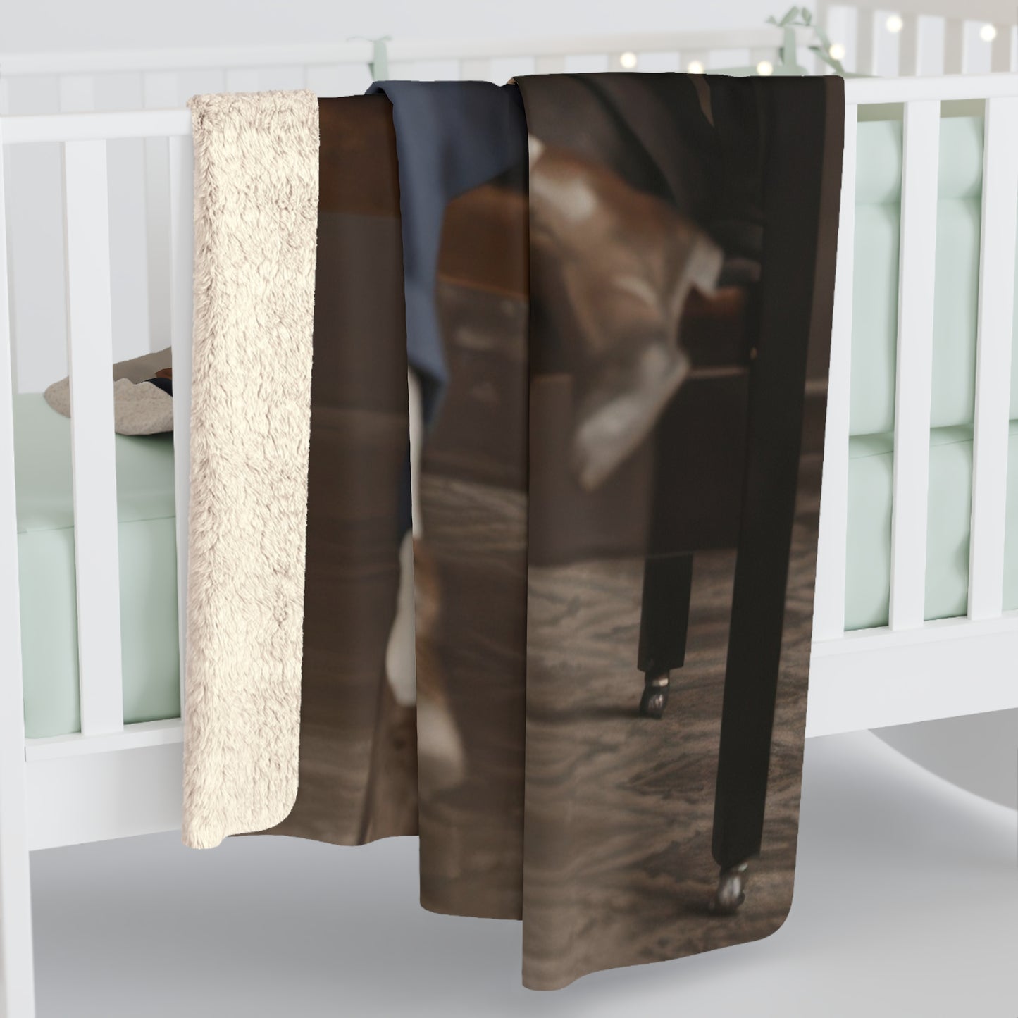 Heirloom Sherpa Blanket – paire 128 Premium fleece throw · 50x60, 60x80