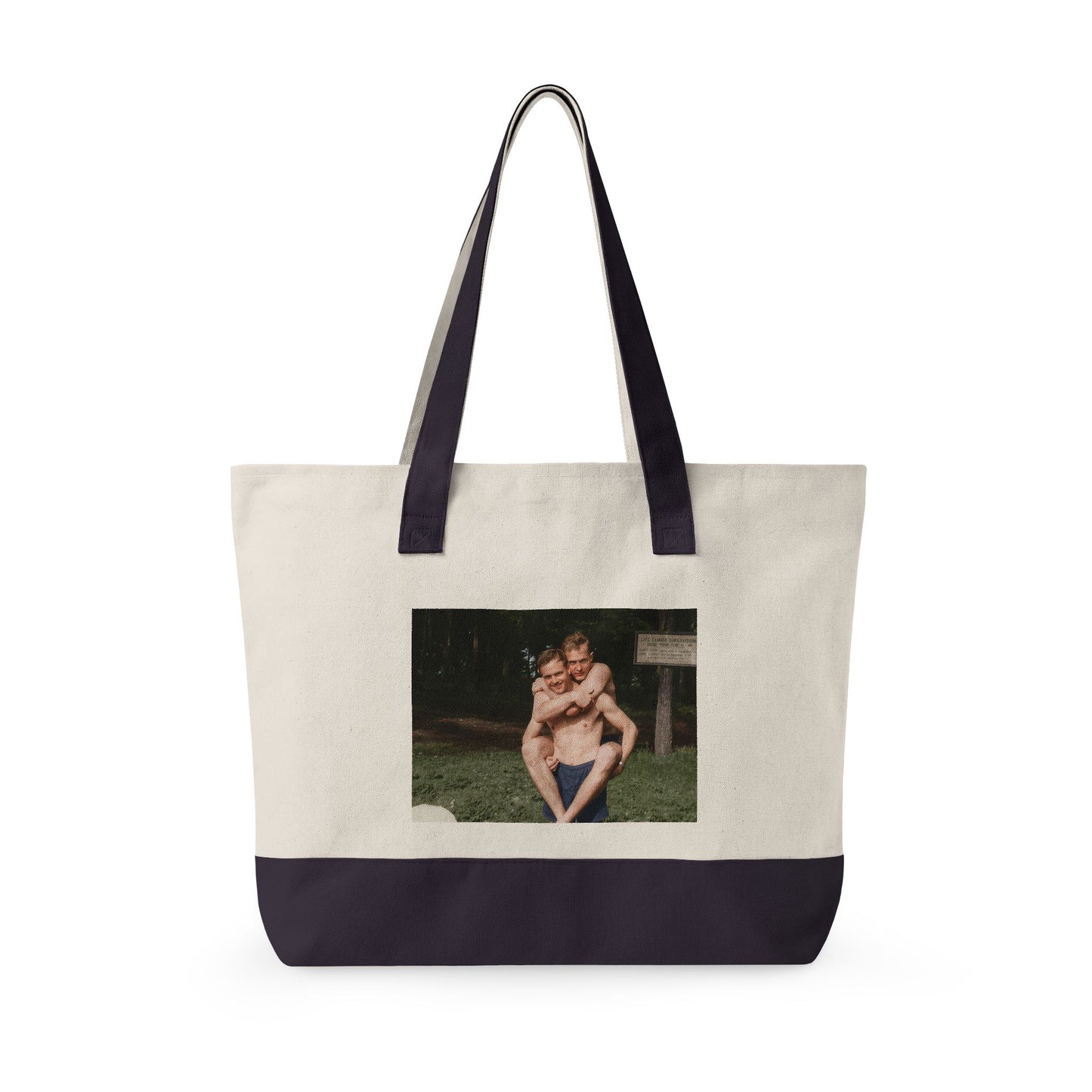 Beach Day Zippered Canvas Tote | Nager 009