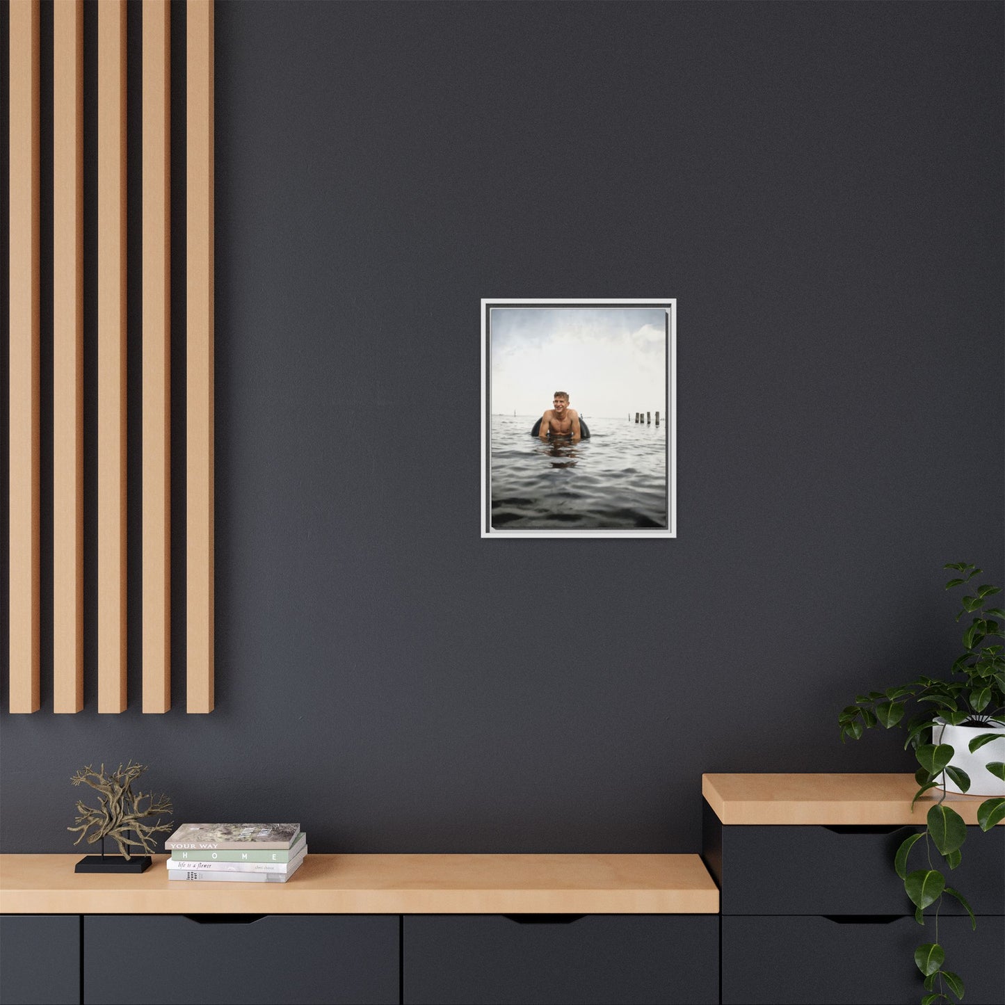 nager 034 | Framed Vintage Photo - Matte Canvas