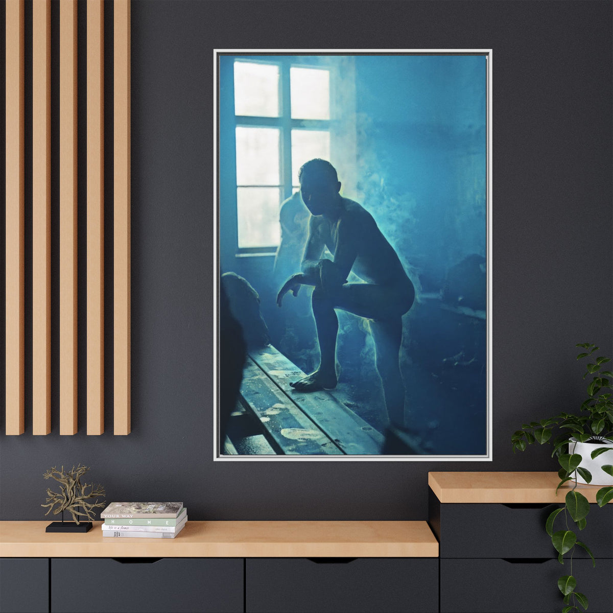 celibataire 044 | Framed Vintage Photo - Matte Canvas