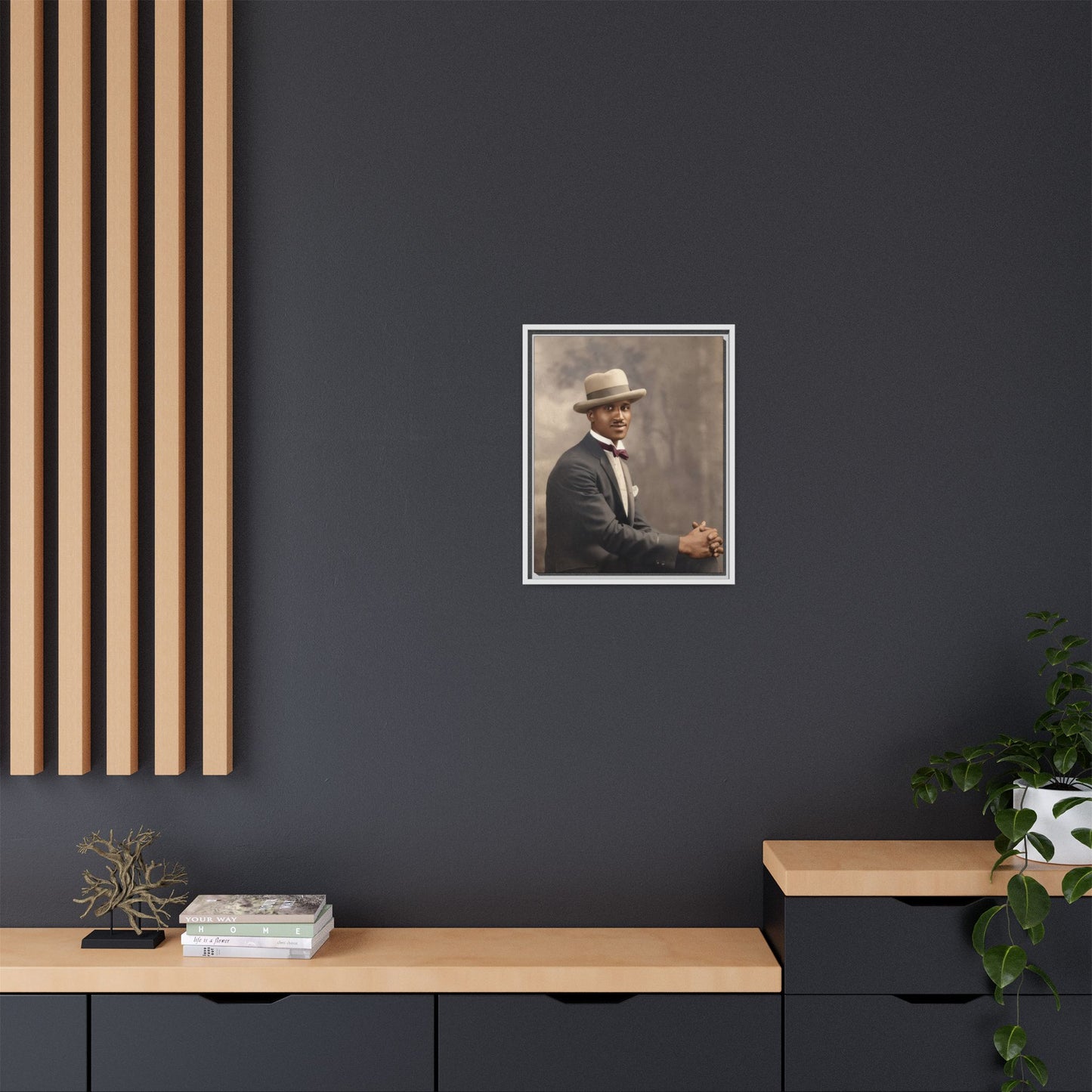 celibataire 004 | Framed Vintage Photo - Matte Canvas