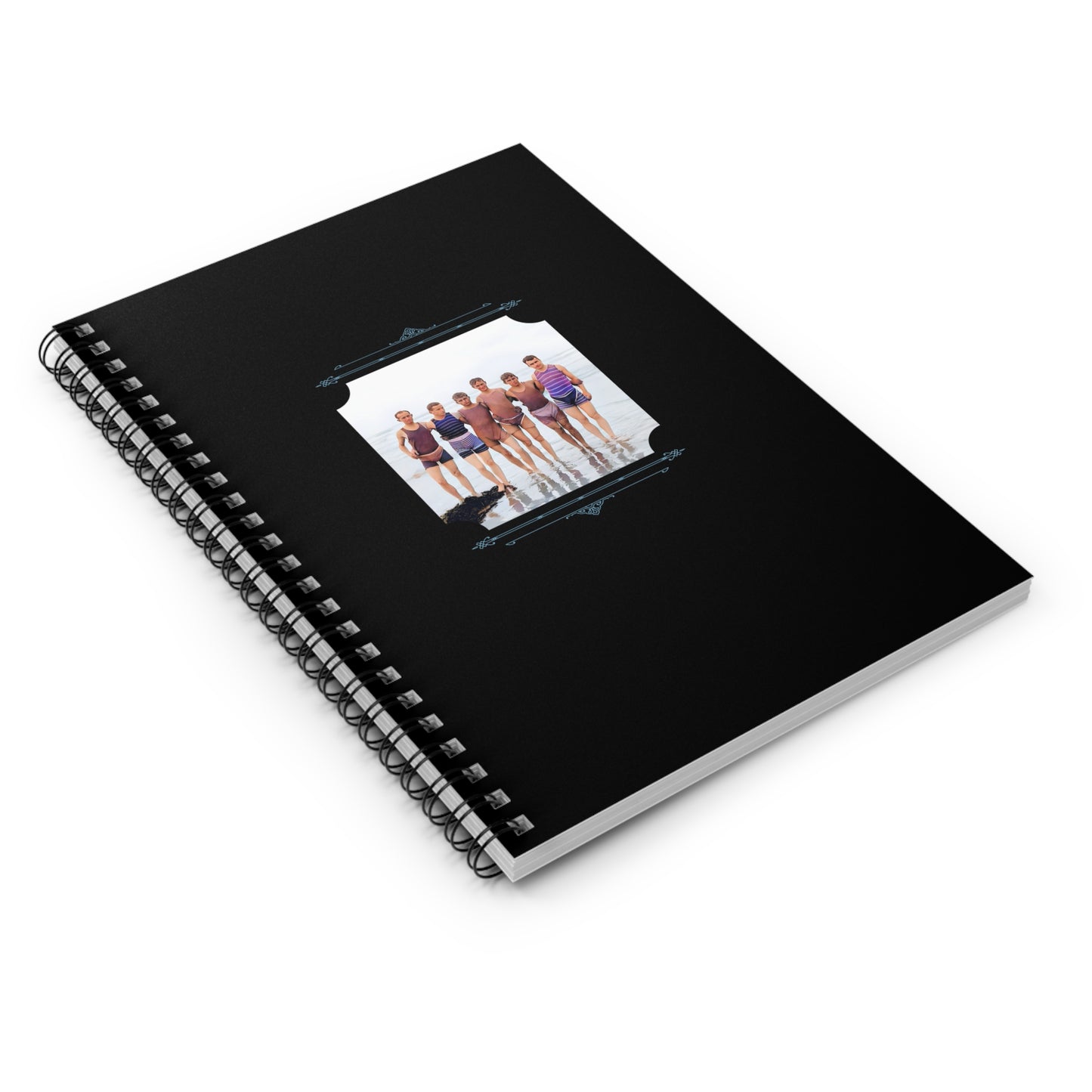 Vintage Photo - nager 008 | Spiral Notebook - Ruled Line