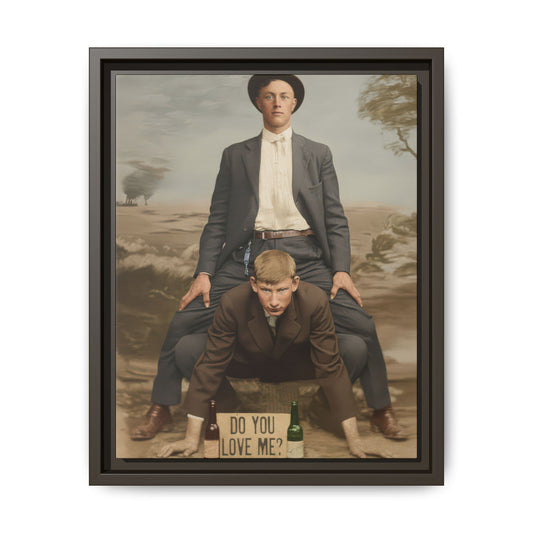 paire 142 | Framed Vintage Photo - Matte Canvas