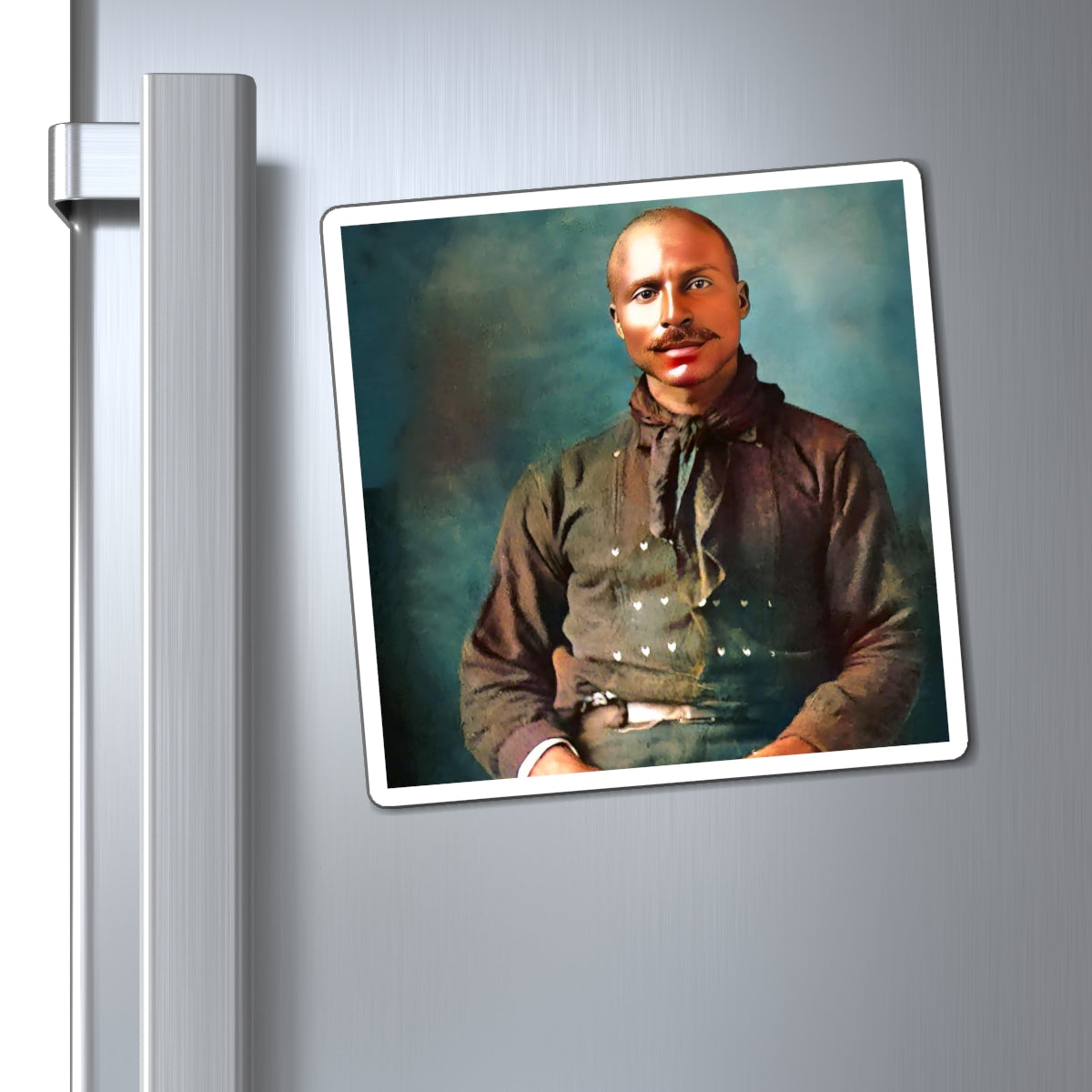 celibataire 017 | Magnets Vintage Mexican Latino Handsome Old Photo Mustache Gay LBTQ Queer