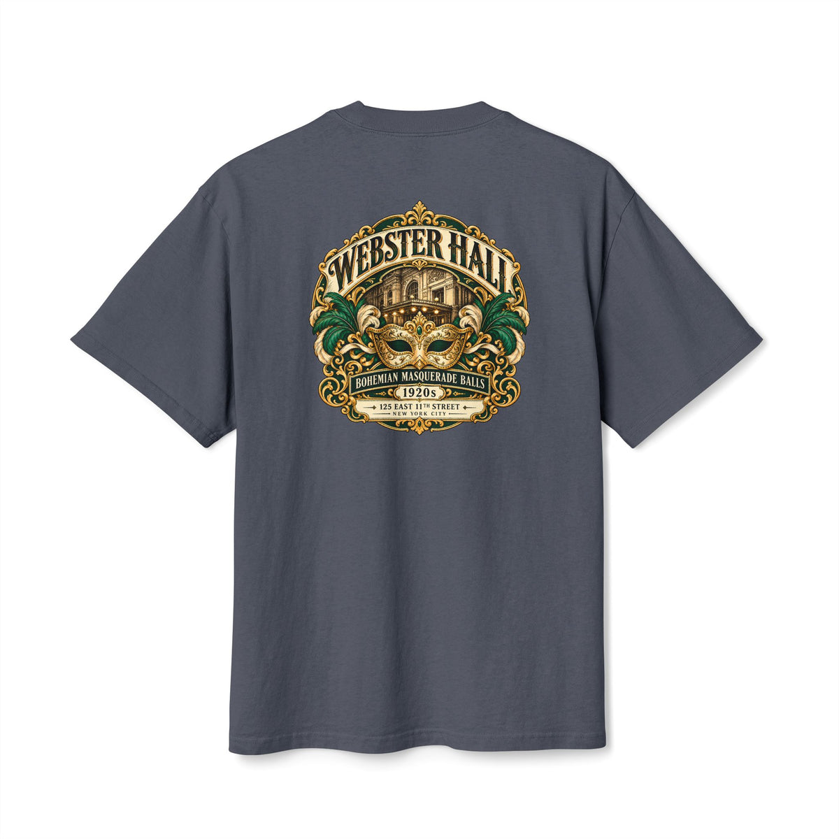 Webster Hall 1920s Masquerade | Historic NYC LGBTQ Heritage T-Shirt