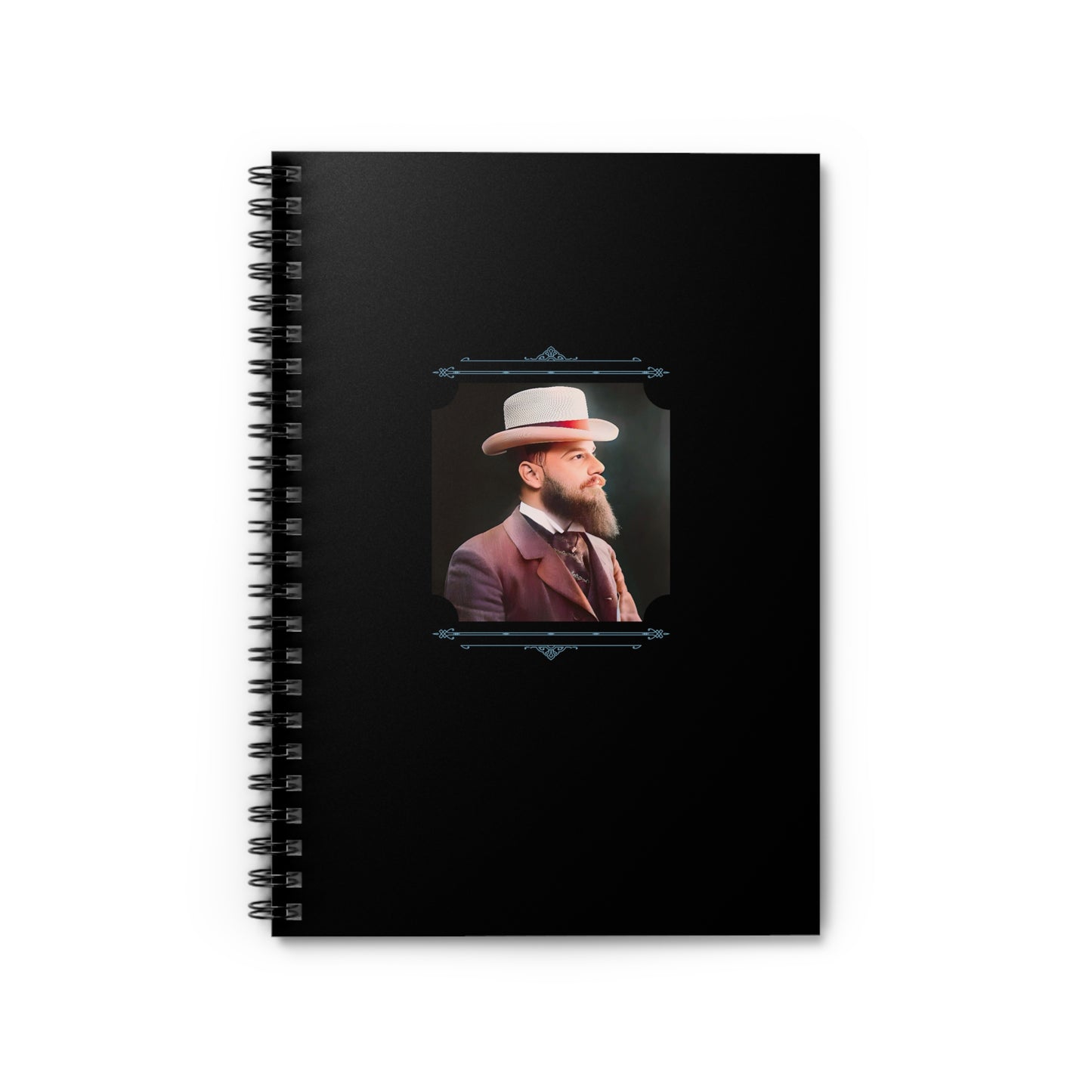 Vintage Photo - celibataire 014 | Spiral Notebook - Ruled Line