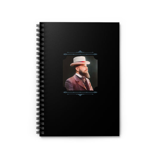 Vintage Photo - celibataire 014 | Spiral Notebook - Ruled Line