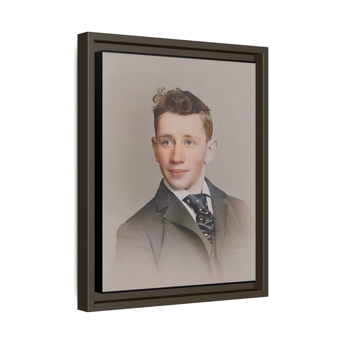 celibataire 038 | Framed Vintage Photo - Matte Canvas
