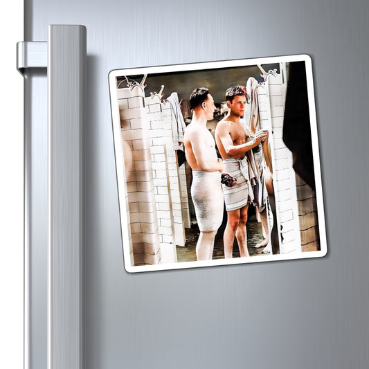 hommes 010 | Magnets Vintage Gym Showers Club Bathhouse Shower Men Queer Gay LGBTQ 